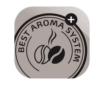Pupelių talpos „Aromasafe“ tarpiklis leidžia dar geriau apsaugoti skirtingus jūsų kavos pupelių skonius ir aromatus. „Bean to Cup“ (nuo pupelių iki puodelio) funkcija reiškia, kad šviežiai sumalamas tik puodeliui reikalingas kavos pupelių kiekis ir sumalta kava nedelsiant verdama. Siekiant apsisaugoti nuo skirtingų pupelių rūšių sumaišymo malūnėlis kiekvieną kartą veikia tol, kol yra ištuštinamas. Pupelių talpos „Aromasafe“ tarpiklis leidžia dar geriau apsaugoti skirtingus jūsų kavos pupelių skonius ir aromatus. „Bean to Cup“ (nuo pupelių iki puodelio) funkcija reiškia, kad šviežiai sumalamas tik puodeliui reikalingas kavos pupelių kiekis ir sumalta kava nedelsiant verdama. Siekiant apsisaugoti nuo skirtingų pupelių rūšių sumaišymo malūnėlis kiekvieną kartą veikia tol, kol yra ištuštinamas.